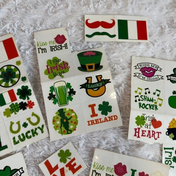 Saint Patrick’s Day Assorted Temporary Tattoos Bundle - Picture 5 of 5